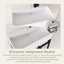 Meuble-lavabo simple autoportant 24 po avec plateau en céramique intégré-94109196-94109199