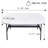 Small Coffee Table For Living Room,Modern Rock Beam Ceramic Coffee Table,Low Square Center Table Easy Assembly
