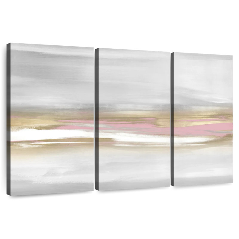Avery Highlight Pink Blush I, 28" H x 45" W