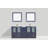  60" Double Bathroom Vanity Set with Mirror-1065797812