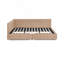 Structure de lit tapissier pour grand lit