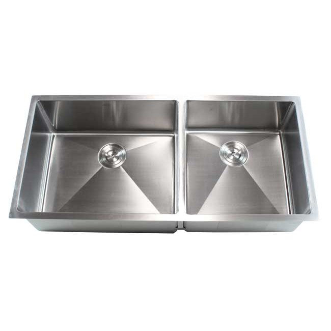 CozyBlock 42'' L Double Bowl Stainless Steel Kitchen Sink