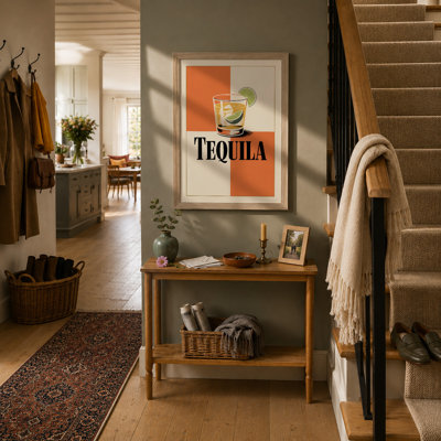 Tequila Retro - Framed Print