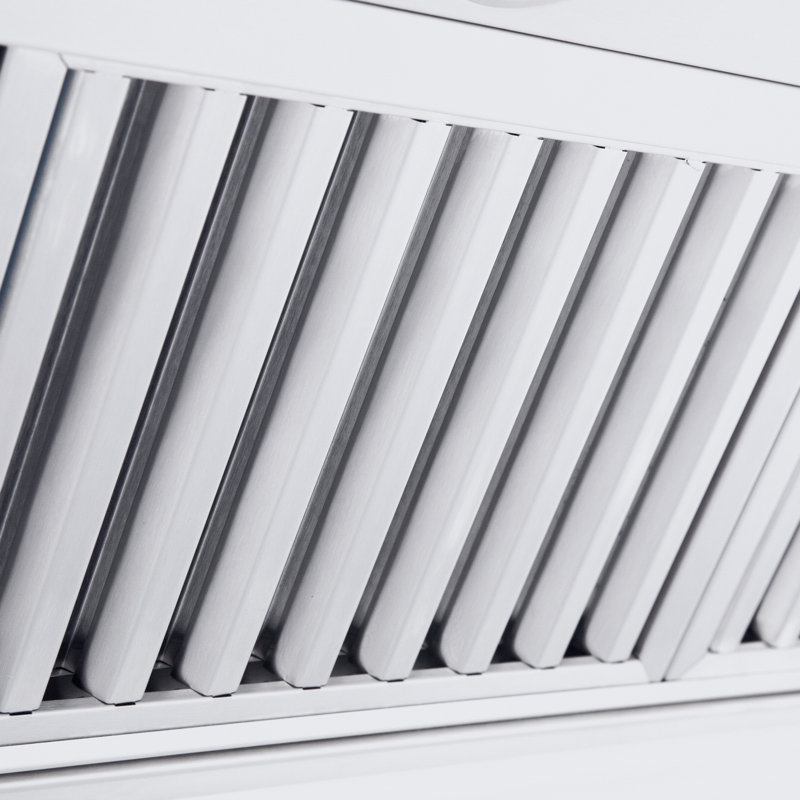 60" Professional 500 CFM Convertible Wall Mount Range Hood in Stainless Steel