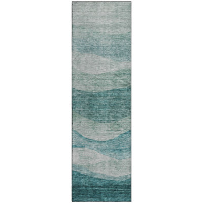 Premium Machine Washable Krause AMF1141 Swirls Rug