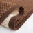 Debroh Natural Fiber Sisal With Latex Solid Color Rug-208352174