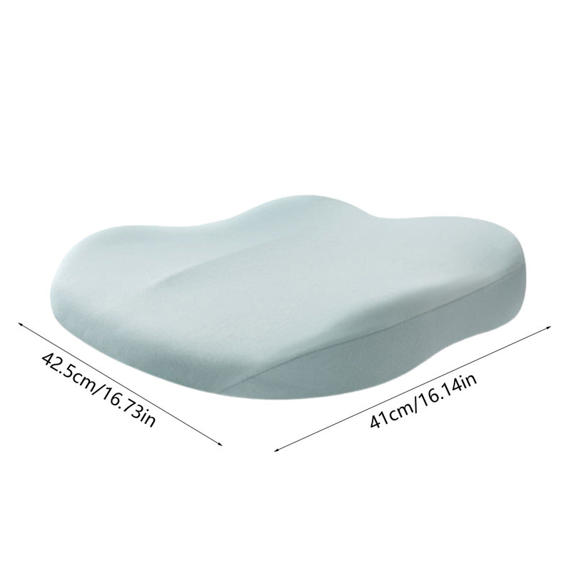 Car Wedge Seat Cushion For Car Seat Driver/Passenger- Wedge Car Seat Cushions For Driving Improve Vision/Posture - Memory Foam Car Seat Cushion For Hip Pain