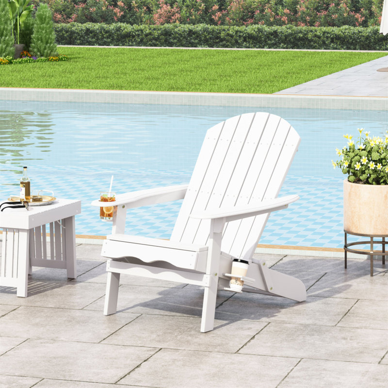 Chaise Adirondack Bellwood, Blanc