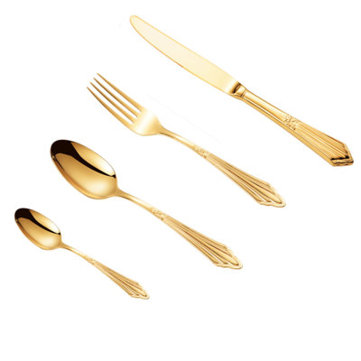 House of Hampton® Dward Stainless Steel Flatware Set - Service for 4