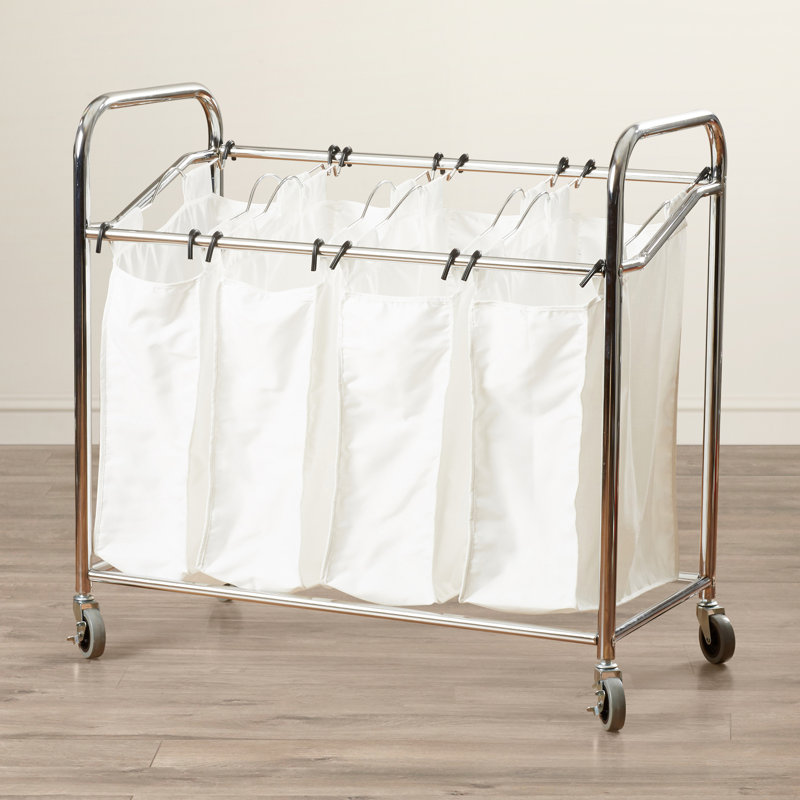 Trieur de linge à 4 sections