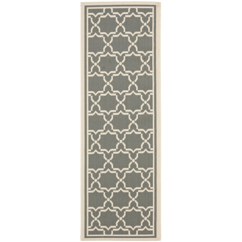 Dirks Performance Geometric Rug, Runner 2'3" x 14'