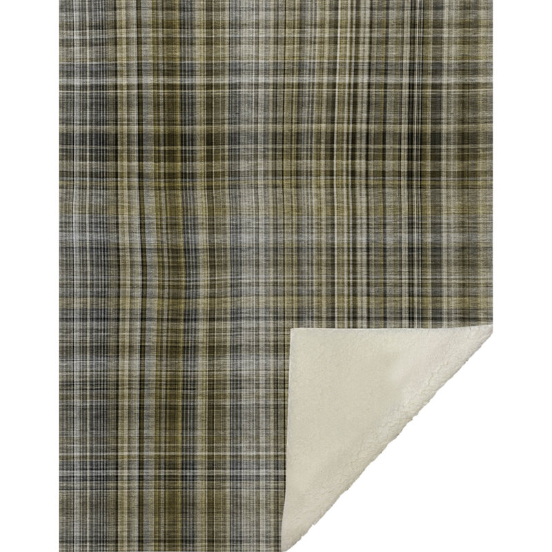 Jeté en sherpa Addison, Taupe