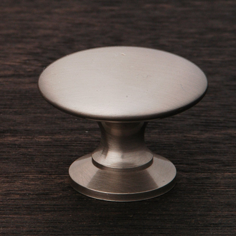 CK Series 1 1/4" Diameter Mushroom Knob, Satin Nickel (Pewter)