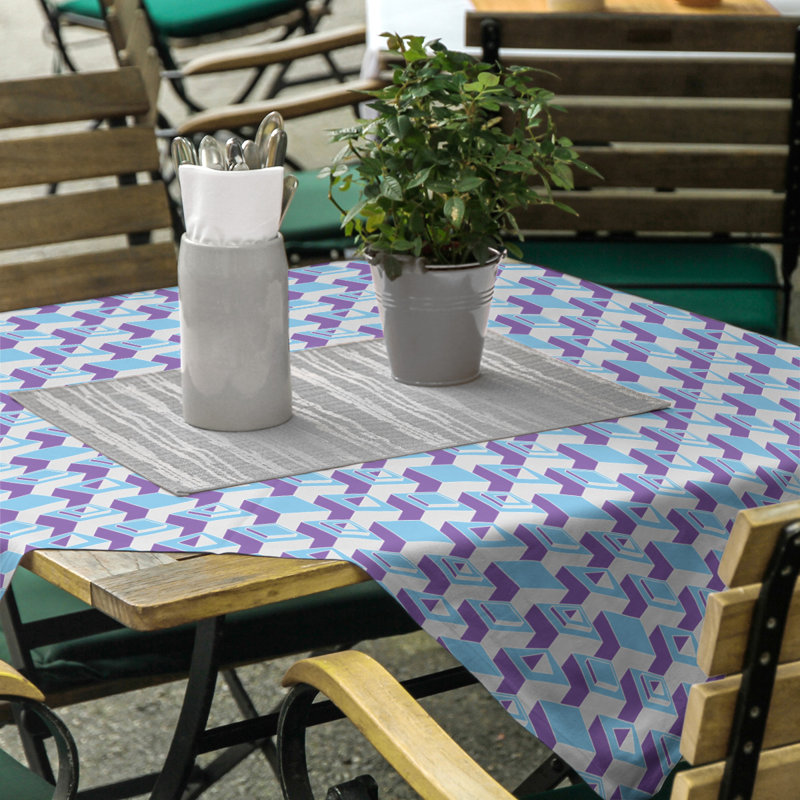 Nappe de gratte-ciels classiques, Sarcelle / Mauve