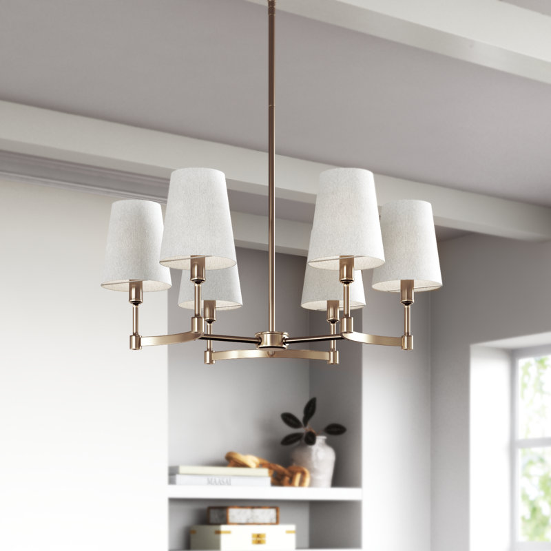 Triton 6-Light Chandelier, Brass