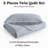 Embossed Microfiber Bedspread Set – All Seasoned Modern and Lightweight Bedding Set with Shams-122058467-122584921