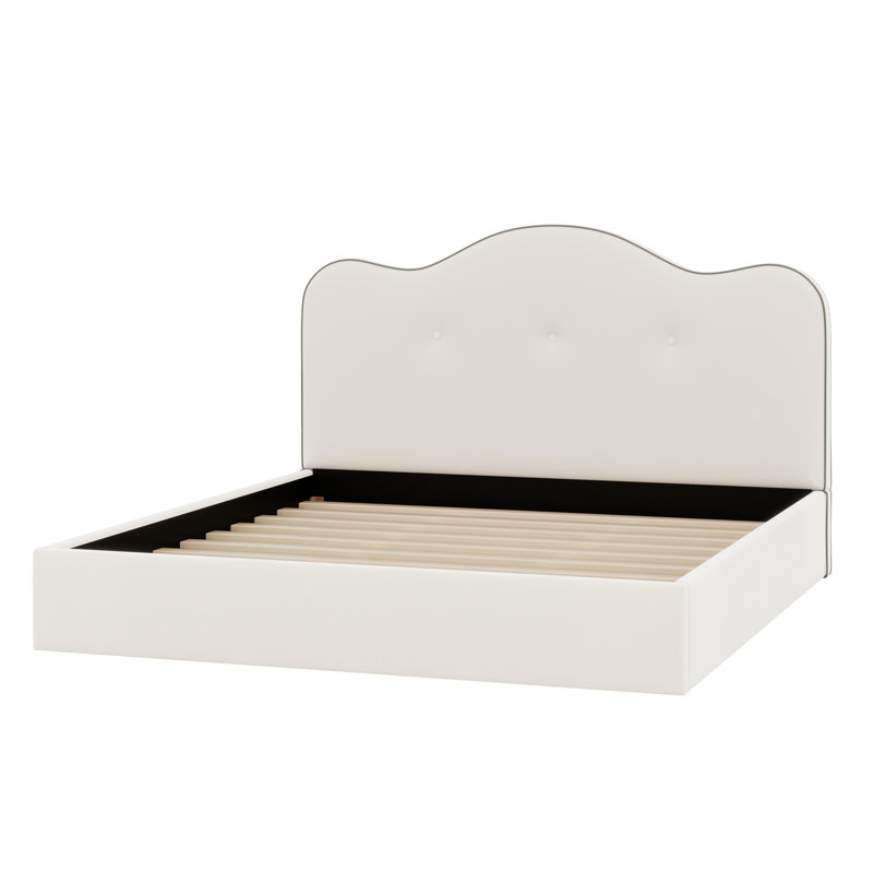 Luxurious Upholstered Platform Bed Frame