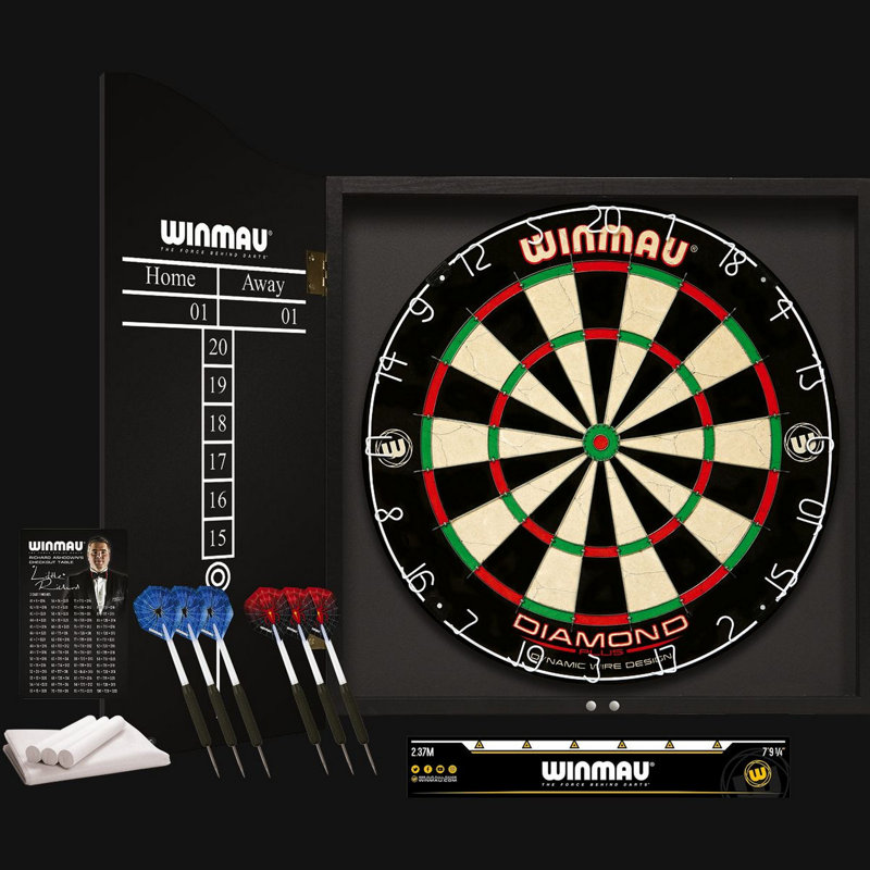 Professional Bristle Dartboard with Darts