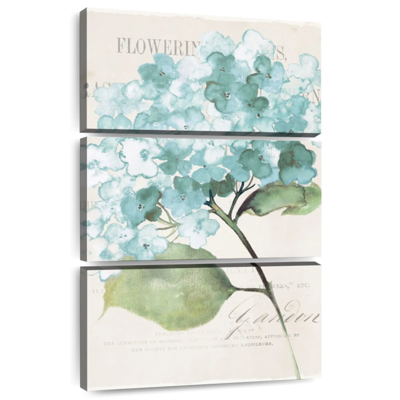 Harnek antique floral I bleu rétro