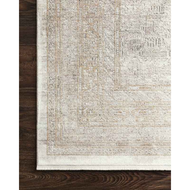 Tapis sable / ivoire Robledo, Rectangle 7 pi 7 po x 9 pi 10 po