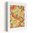 Fresh Oranges Pattern Organic Vibrant Abstract Fruit Summer Wall Art-2012593253