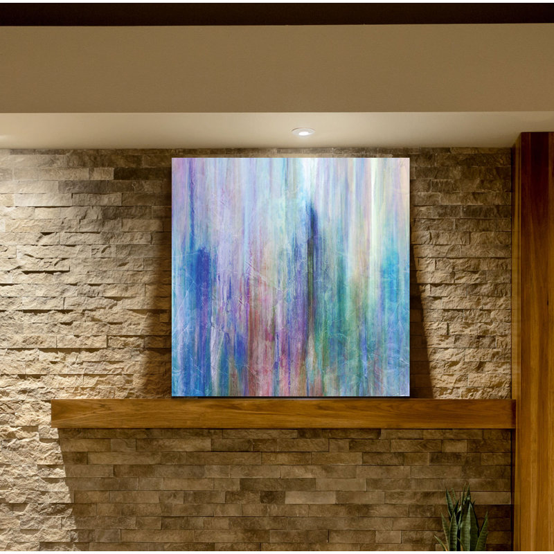 «Mistifier I», peinture, H 32 po x l 32 po x P 1,5 po, Toile tendue