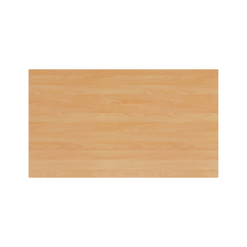 Buariki Rectangle Flip Top Modular Training Table with Casters, Beech, 72cm H x 120cm W x 80cm D