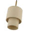 Luminaire suspendu tambour 1 lumière Gebelein-88580074-88580073