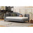 Twin Size L-Shaped Linen Daybed, With Solid Wood Legs-786877984-786878014