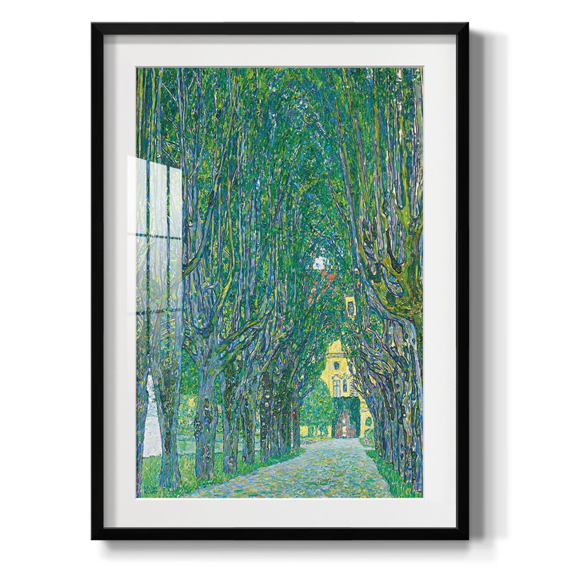 Gustav Klimt VI - impression encadrée, Noir