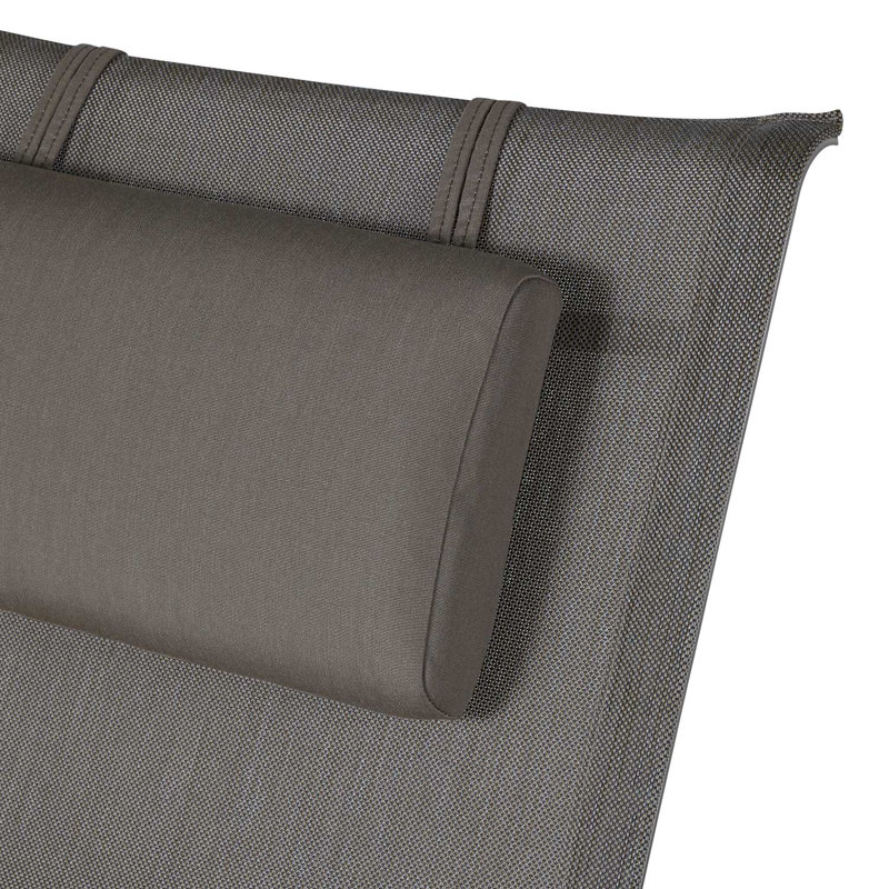 Coast Teak Patio Chair, Oyster Teak Frame/Gray Sling
