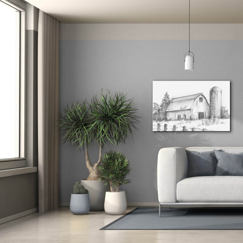 «Barn Study 1» par Ethan Harper, art mural sur toile, H 26 po x l 40 po
