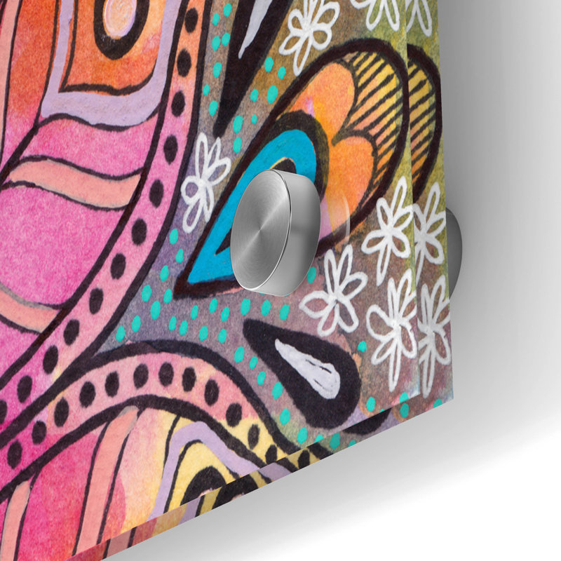 «Bohemian Blooms 3» par Hello Angel, H 24 po x l 36 po x P 0,2 po