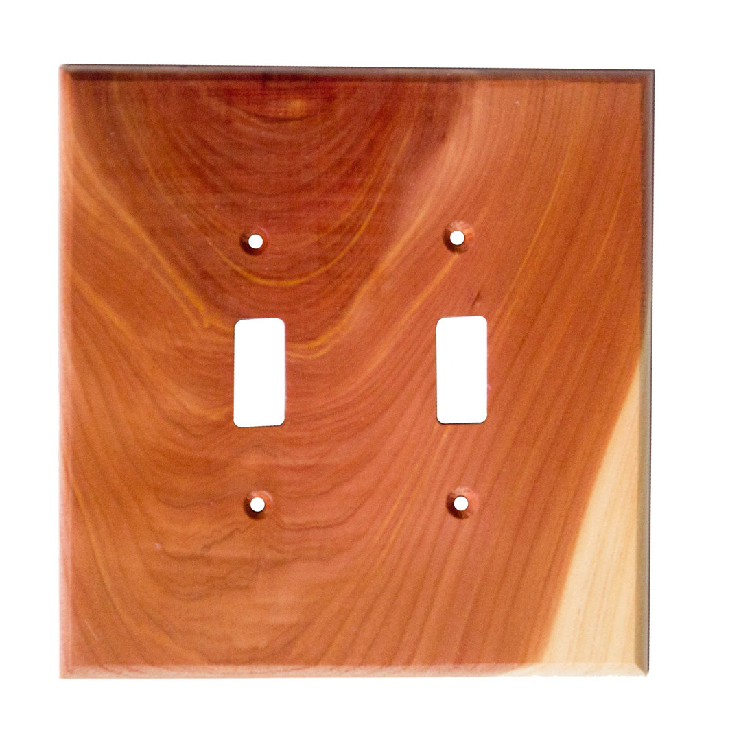 Traditional No Subject 2 - Gang Toggle Light Switch Wall Plate Sierra Lifestyles 