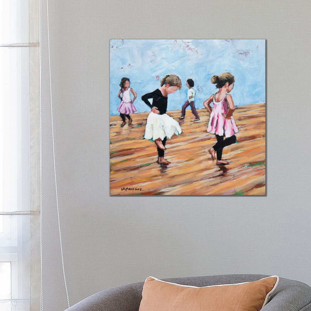 In Line von Stephanie Hock - No Frame Gallery-Wrapped Canvas Giclée on Canvas