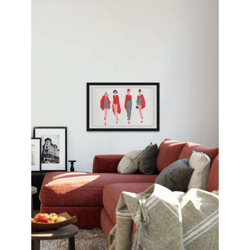 Obsession rouge - cadre photo, reproduction d'art, 20 po x 30 p