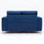 Causeuse 59 po Wenona, velours bleu-933144466