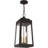3 Light Outdoor Pendant Lantern with Clear Glass Shade-101230809-101230814