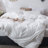 MooMee Lightweight Duvet Cover Set with Zipper Closure 8 Ties 100% Washed Cotton Linen Like Textured Soft Breathable All-Season-111219972-111990381