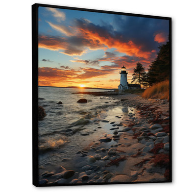 Rhode Island Landscape - Rhode Island Framed Canvas Print Wall Art