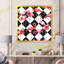 Flamants roses sur fond noir et blanc - Impression sur toile-66810312-66810321