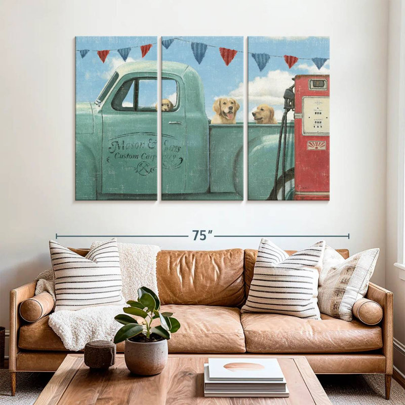 Ketti Lets Go For A Ride, 42" H x 65" W