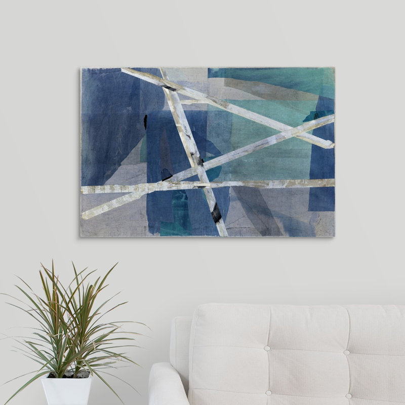 « too many options », peinture sur toile, Toile tendue, H 12 po x l 18 po x P 1,25 po