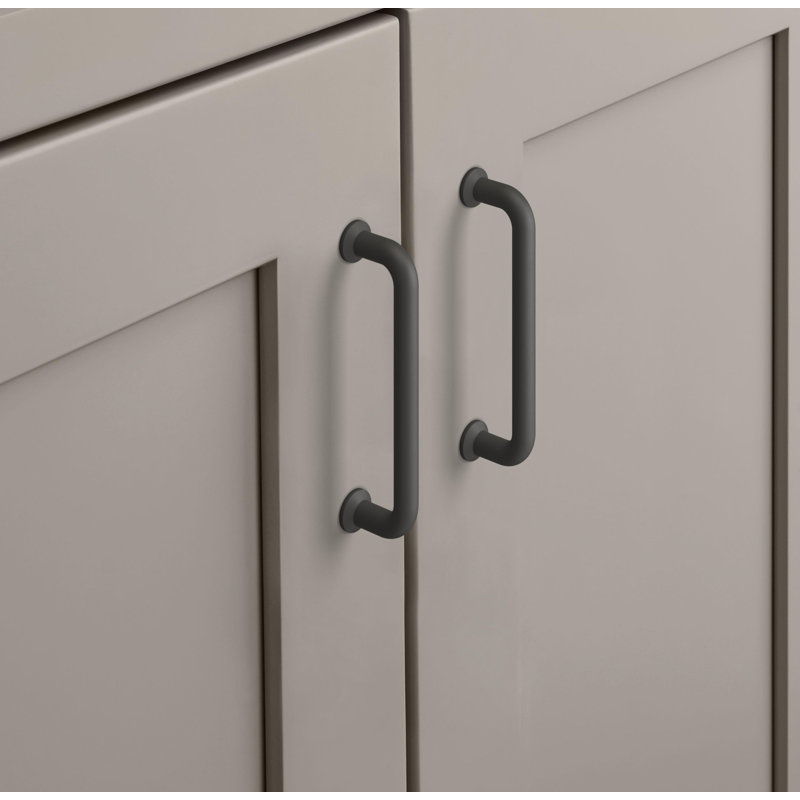 Poignée d'armoire noire mate de centre à centre de 5 1/16 po (128 mm) Factor, Noir mat, 5 1/6"