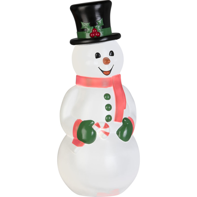 Soufflage de bonhomme de neige rétro