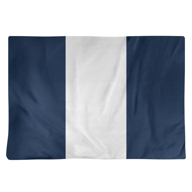 Récapitulatif de 18 po Illinois, Bleu marine, Sergé de coton
