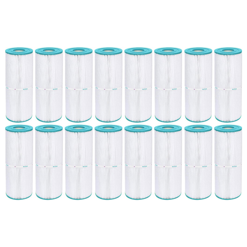 Hurricane Spa Filter Cartridge for Pleatco PRB50-IN and Unicel C-4950, 16 Pack