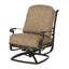 Florence High Back Swivel Rocking Lounge Chair with Sunbrella Cushions-944341918-944341991