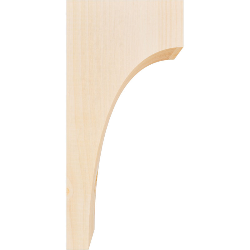 Sapin Douglas Douglas Corbeau lisse l 3 1/2 po x P 8 po x H 16 po, H 16 po x l 3,5 po x P 8 po, Sapin de Douglas, Lisse