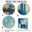 «Blue Turbine Power Plant Tower - Power Plants», reproduction d'art murale-266228263-266228274